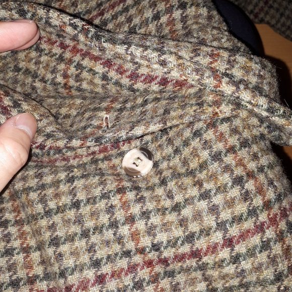 Penfield Landis Moon Shetland Wool Tweed Down-Filled Parka Medium - Picture 10 of 10